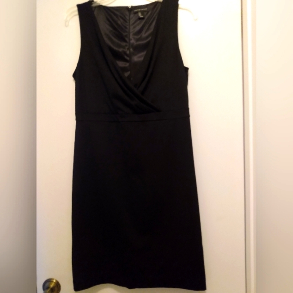 Elegant Black Dress . Size Small/Md 6/8 Adrienne Vittadini